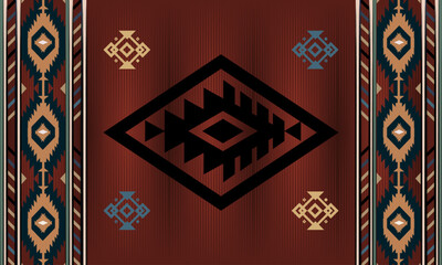 seamless pattern with geometric elements