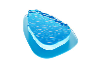 Water Ice Map Of Sri Lanka Global Warming Melting Glacier In Deep Ocean Blue Water 3d Illustration