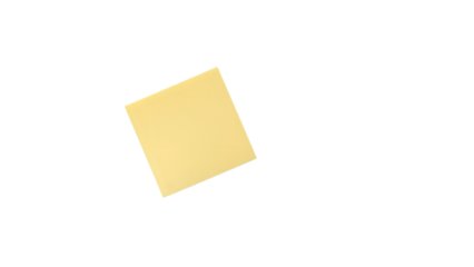 Blank Notes: A simple yellow sticky note sits, poised and ready for the inception of ideas, plans, and moments of clarity. 