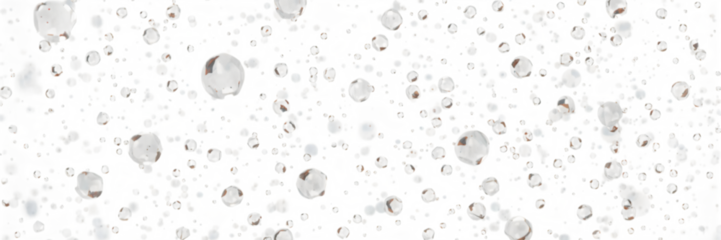 Bubbles in Liquid: Captured abstractly, a delicate dance of bubbles suspended in a clear, transparent liquid, showcasing the ethereal beauty and effervescent nature of fluid dynamics.