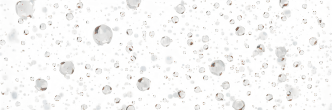 Bubbles in Liquid: Captured abstractly, a delicate dance of bubbles suspended in a clear, transparent liquid, showcasing the ethereal beauty and effervescent nature of fluid dynamics.