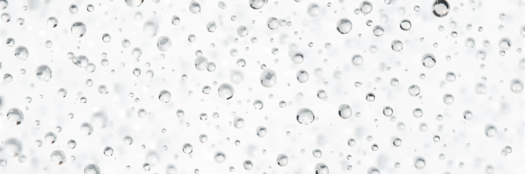 Water droplet background: Capturing an ethereal display of water droplets, a symphony of sparkling orbs suspended, adding a touch of purity and freshness.