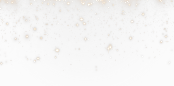 A sparkling starry sky PNG overlay featuring bright stars scattered across a transparent background, ideal for enhancing designs.