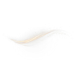 Light trail overlay on a transparent background, featuring glowing lines and sparkles captured in a PNG format.