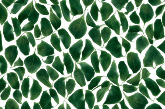 Emerald Green Leaf Pattern: A captivating overhead view of lush green leaves, arranged in a textured pattern, infusing a sense of natural beauty and freshness.