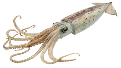 Fototapeta premium squid, isolated on a transparent background PNG