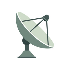 satellite dish communication technology icon