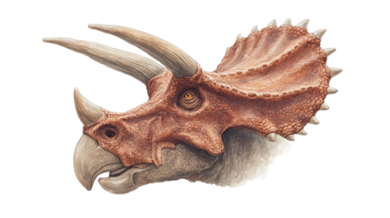 Triceratops | animal illustration | transparent png