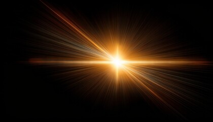 Fototapeta premium Glowing Light Effcts Isolated On Transparent Background Sun Flare Light Overlays Glow Starlight With Flare Glowing Star Png Sparks And Bright Sparkles Effect Events Decoration Design Elements