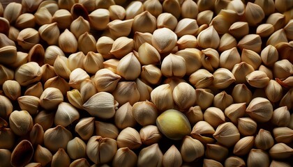 Dried Lotus Seed Full Frame Close Up As Background