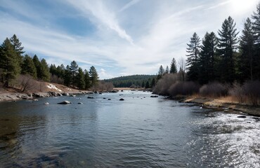 lake in the mountains