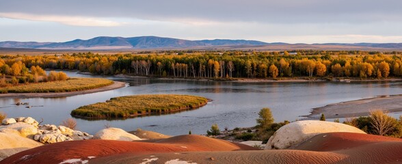 autumn in the mountains