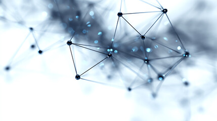 Networked Innovation: A mesmerizing visual of interconnected nodes and lines, illustrating the intricate web of digital connectivity, sparking curiosity and inspiration.