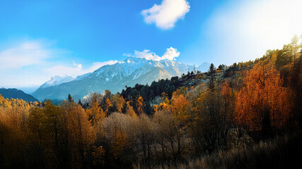 autumn in the mountains