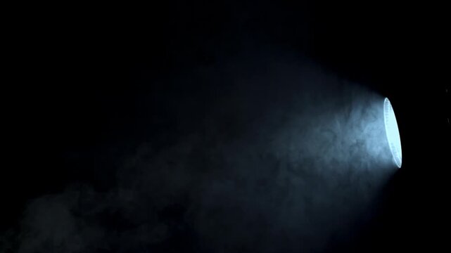 Lantern in white smoke. Filmed on a high-speed camera at 1000 fps. High quality FullHD footage