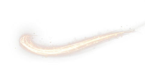 A dynamic light trail effect PNG overlay on a transparent background, perfect for enhancing digital artworks and designs.