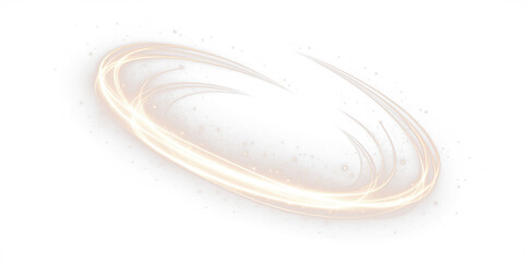 A dynamic light swirl on a transparent background, perfect for use as an overlay in creative projects.