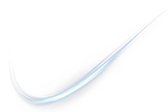 A dynamic light streak PNG overlay on a transparent background, perfect for enhancing digital designs with a modern flair.