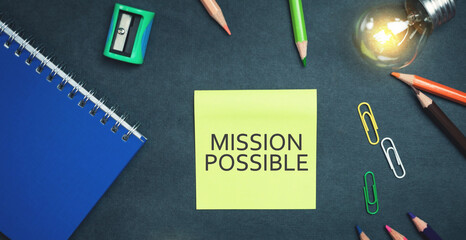 Mission Possible. Business. Motivation. Success