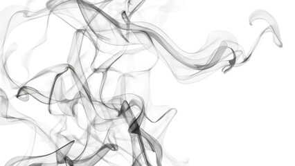 Abstract Smoke Dance: An elegant dance of smoke, twisting and swirling with ethereal grace, creating an intriguing visual narrative.
