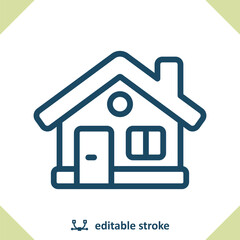 Fototapeta premium House Icon. Building, Home, Real Estate