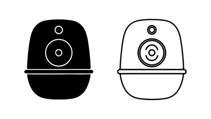 Smart home device outline with transparent background