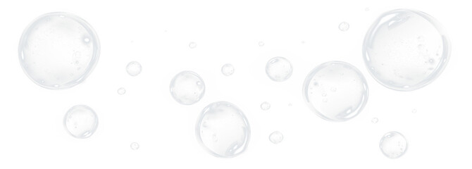 Realistic water droplets on a transparent background, perfect for overlaying on images to create a refreshing effect.