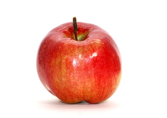 Red apple isolated on white background