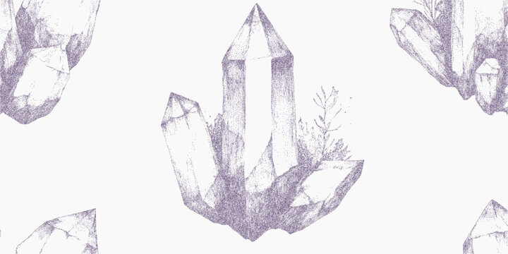 Crystal druse background. Textured mark with dusty threshold gritty grain and faint stipple. Smudged ink and vintage surface details across the entire shape.