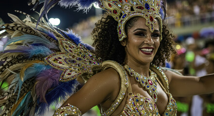 Performer of Rio Carnival in Brazil