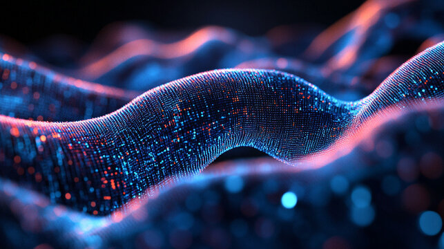 Hyperrealistic image of network cables forming an organic branching shape, symbolizing connectivity, technology networks, data flow, neural structures, and the intricate design of modern communication