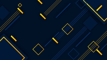 Futuristic tech pattern with neon squares and lines