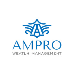 Luxury AM Monogram Logo for Wealth Management