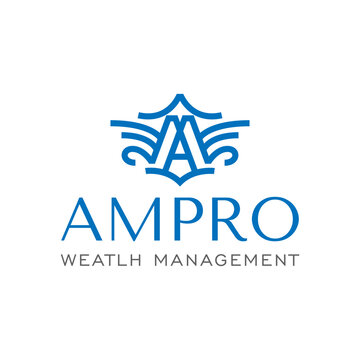 Luxury AM Monogram Logo for Wealth Management