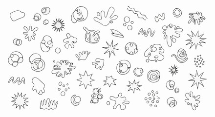 Microscopic organisms and cellular structures in a detailed scientific illustration.