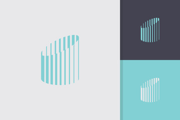 pillar logo design vector template