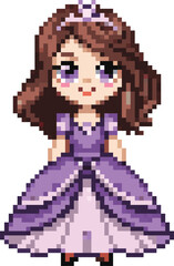 Fototapeta premium Cute Princess With Big Shining Eye
