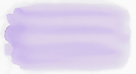 Soft lavender watercolor brush stroke, an elegant abstract wash with gentle, organic edges, perfect for serene backgrounds and artistic graphic designs