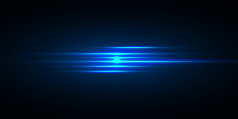 Light blue neon rays visualization fast motion, Futuristic neon stripes motion dynamics effect, Technology futuristic dynamic motion.