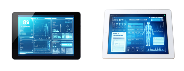 Sat of Digital Health Record Interface – Secure Online Medical Data PNG