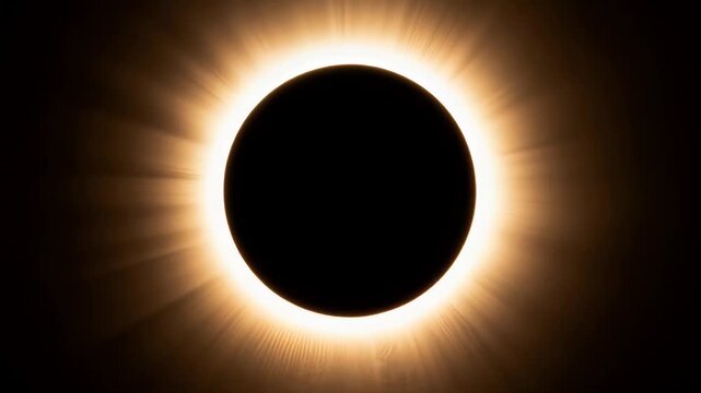 Dynamic total solar eclipse in mesmerizing detail offering dramatic light play for impactful visuals and compelling scientific storytelling opportunities