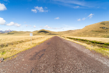 Vast volcanic landscape with Cotopaxi and Sincholagua.