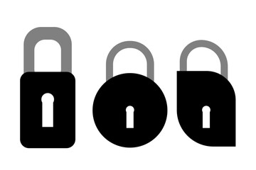 Three lock icons.