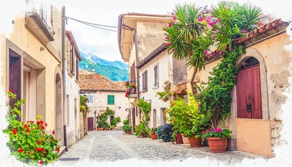street in the old town