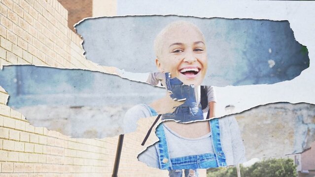 Torn Up Paper Transitions