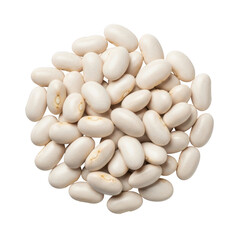 Pile of kidney beans arranged in a circle a food ingredient