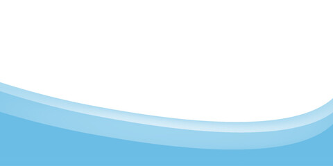Obraz premium Elegant abstract blue wave background with soft curves and gradients. Ideal for business, technology, presentations, banners, and modern designs.