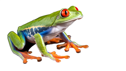 green eyed tree frog