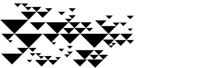 Abstract geometric covers and brochures with triangles shape patterns