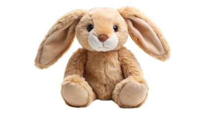 toy rabbit isolated on white